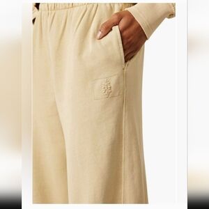 FREE PEOPLE ALL STAR SOLID PANTS COLOR SESAME SIZE L